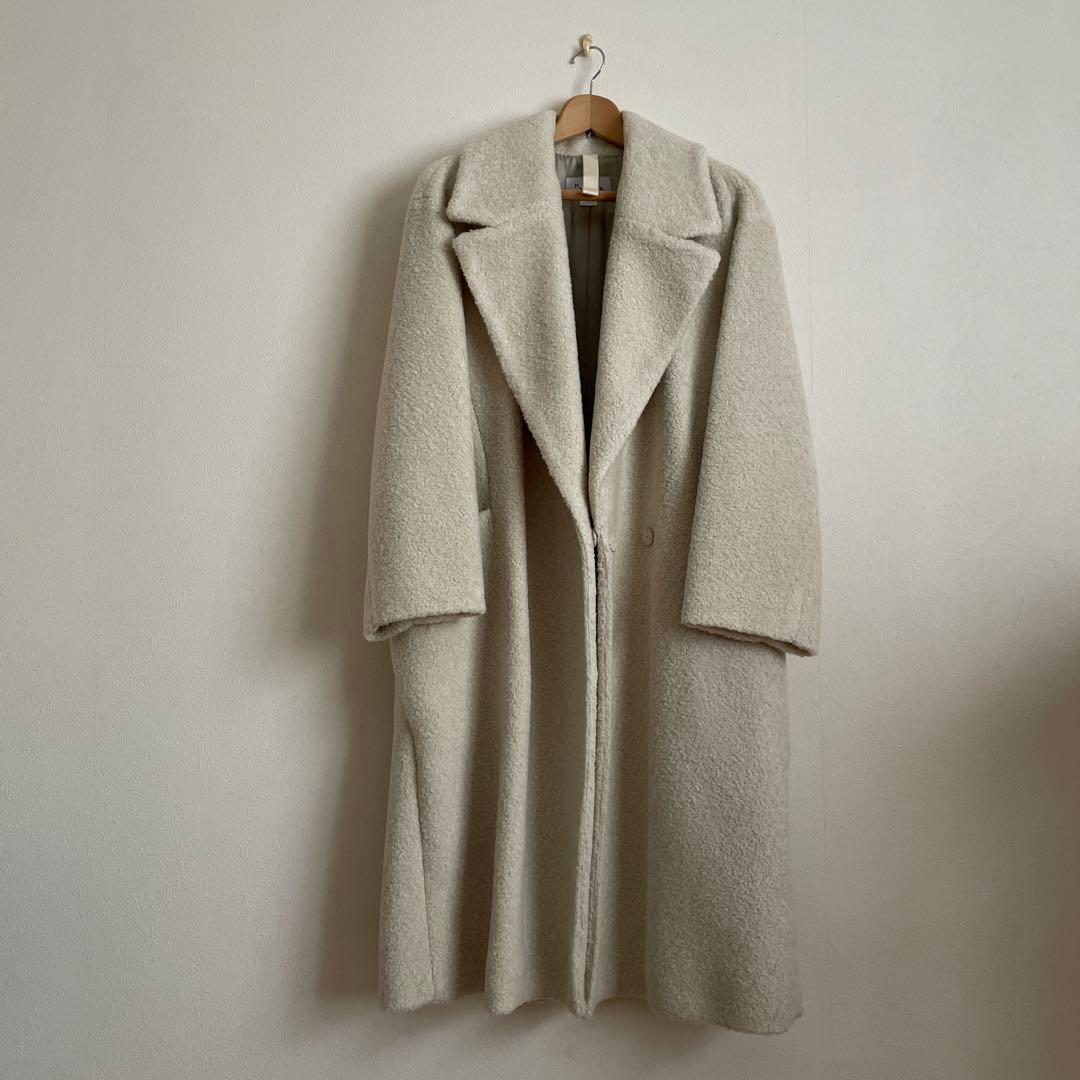 H/standard ◇ ロングコート　オフホワイト