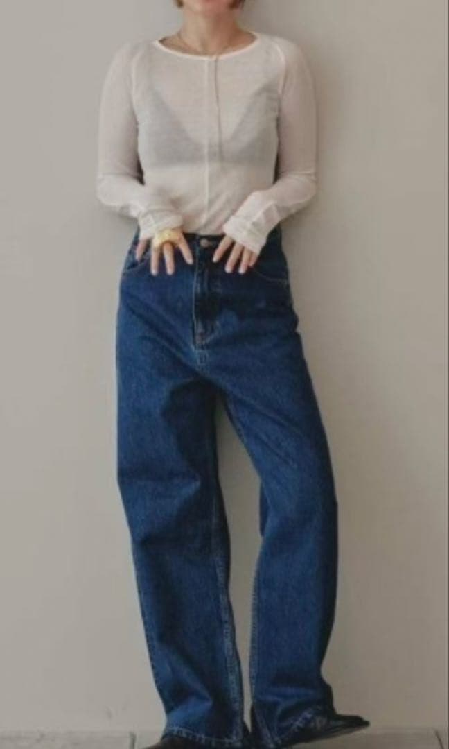 ◉新品半額TODAYFUL Cary's Denim（ブルー)