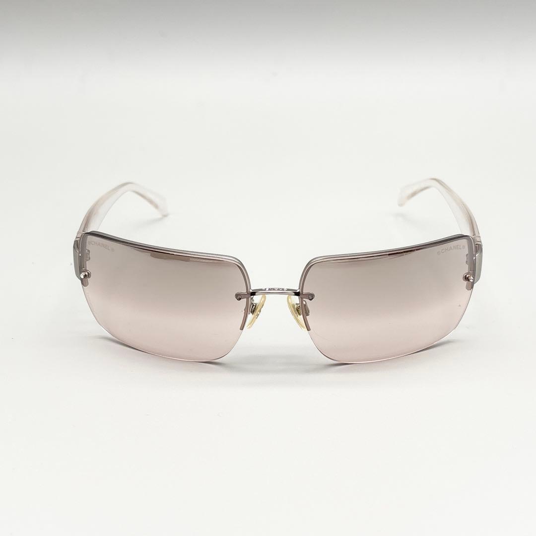 小物 CHANEL Rimless y2k Jeweled Sunglasses