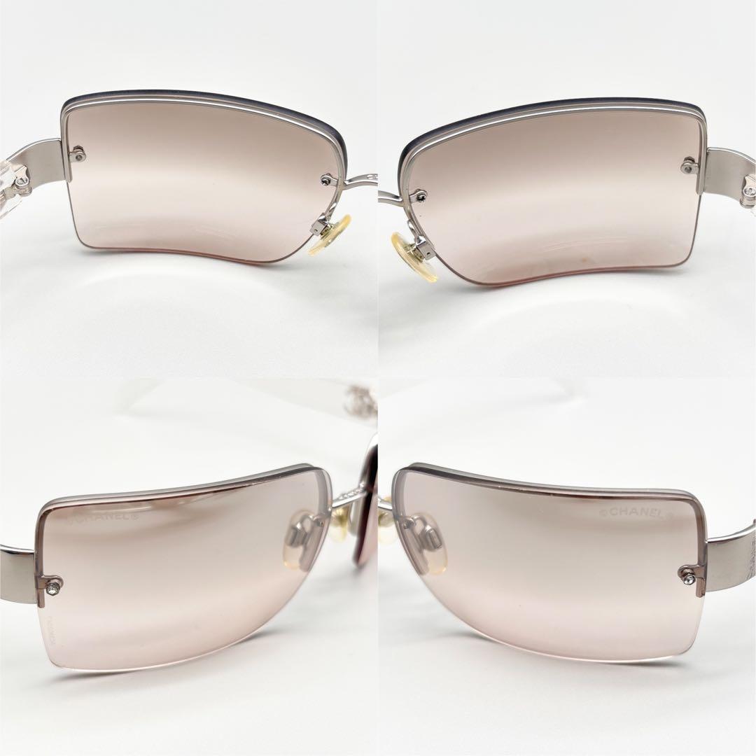 小物 CHANEL Rimless y2k Jeweled Sunglasses