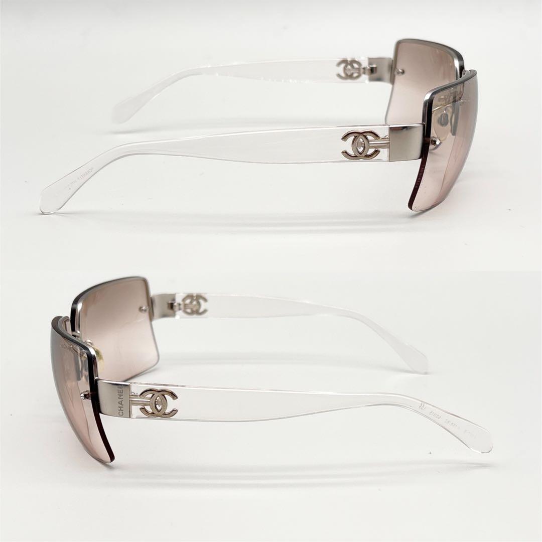 小物 CHANEL Rimless y2k Jeweled Sunglasses