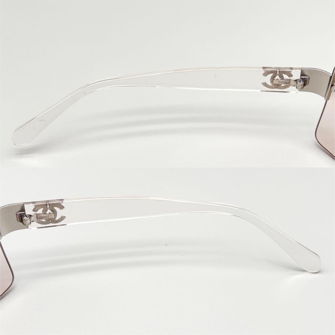 小物 CHANEL Rimless y2k Jeweled Sunglasses