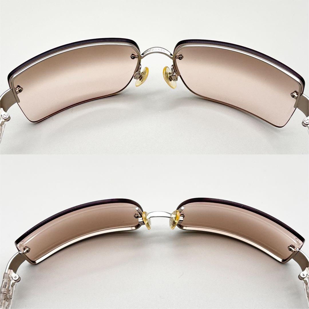 小物 CHANEL Rimless y2k Jeweled Sunglasses