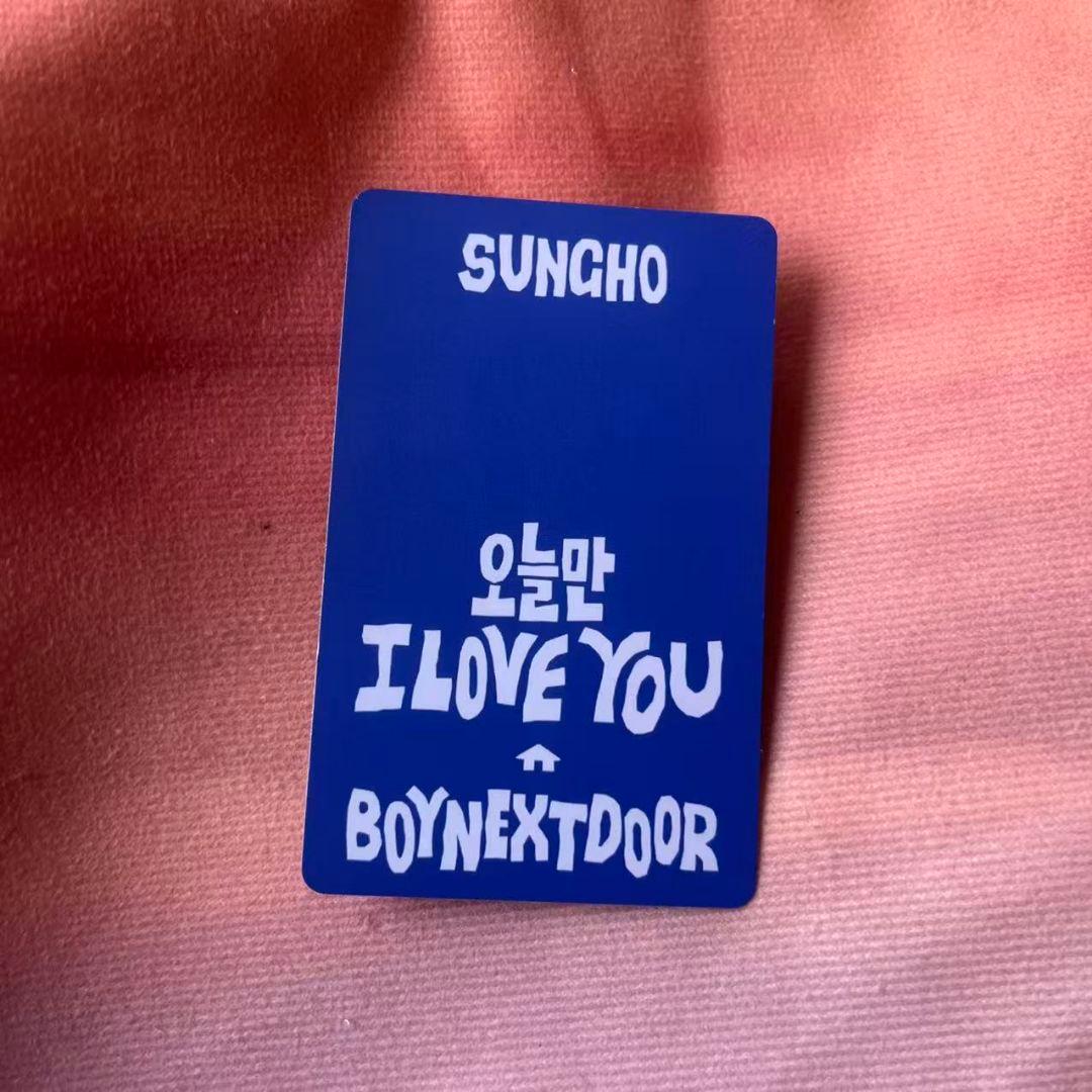 BOYNEXTDOOR LINE MUSIC 特典 ミュージック トレカ ソンホ