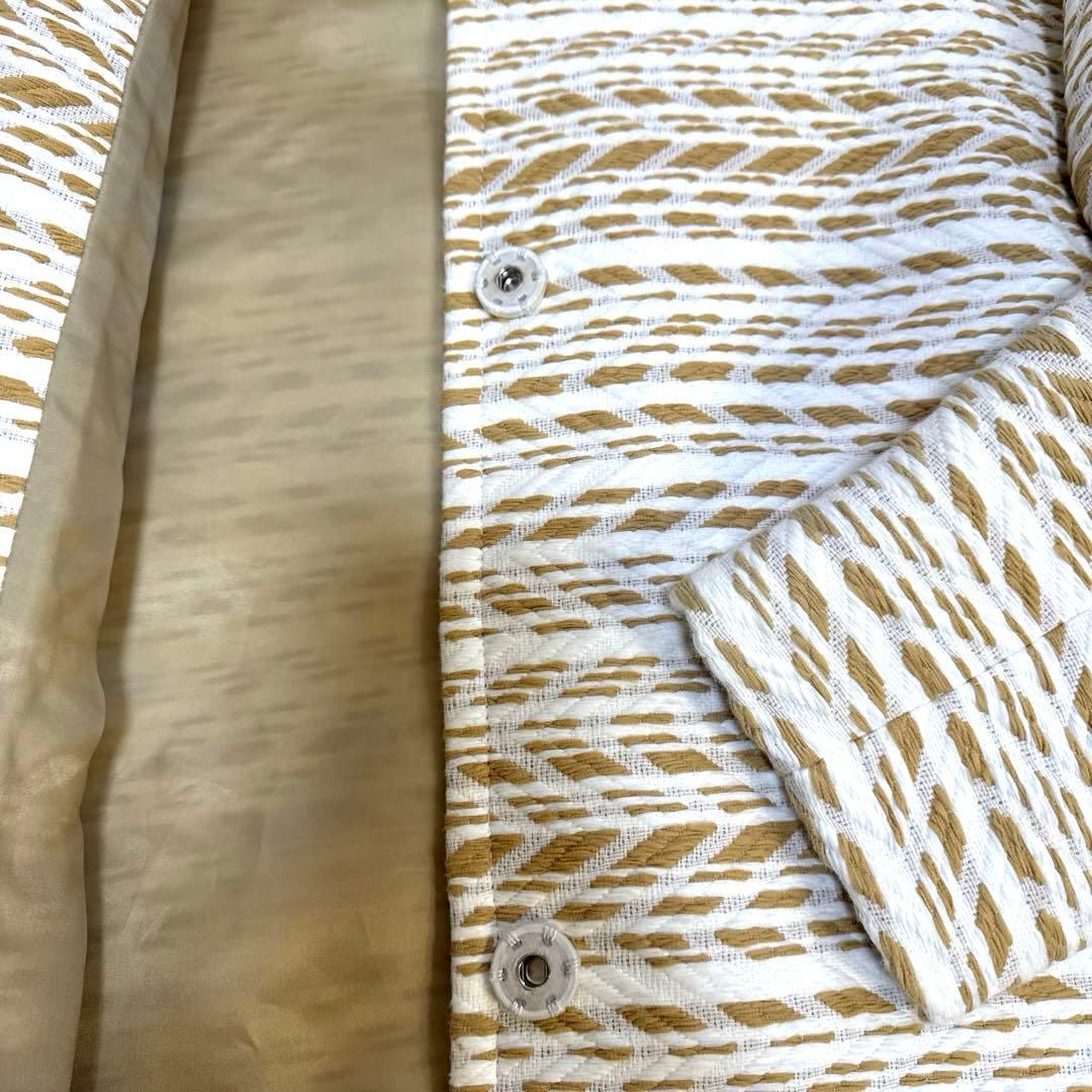 Aquascutum アクアスキュータム　スプリングコート　ツイード　ノーカラー