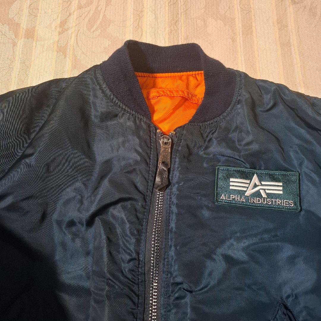 Alpha Industries MA-1 フライトジャケット ネイビー　USA
