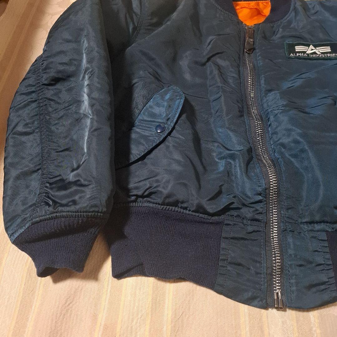 Alpha Industries MA-1 フライトジャケット ネイビー　USA