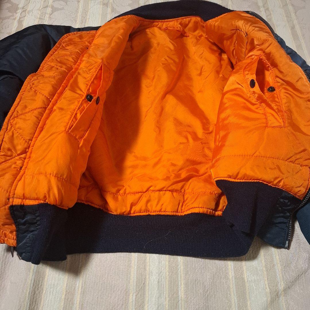 Alpha Industries MA-1 フライトジャケット ネイビー　USA