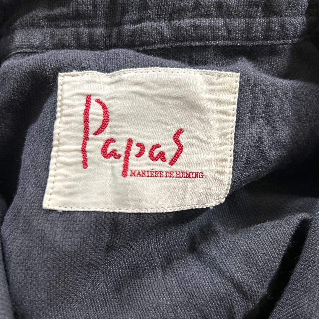 早い者勝ち☆Papas★新品❗️綿麻メンズモッズコート