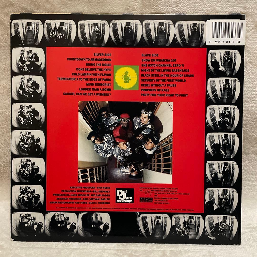 US盤 Public Enemy 1988 2ndアルバム 歴史的名盤