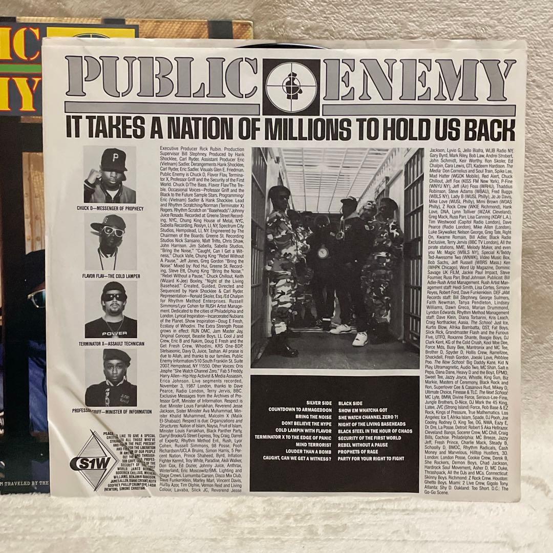 US盤 Public Enemy 1988 2ndアルバム 歴史的名盤