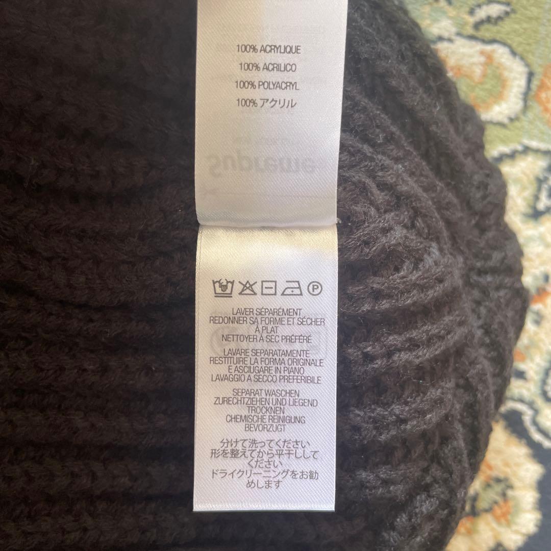 帽子 supreme chunky ribbed beanie