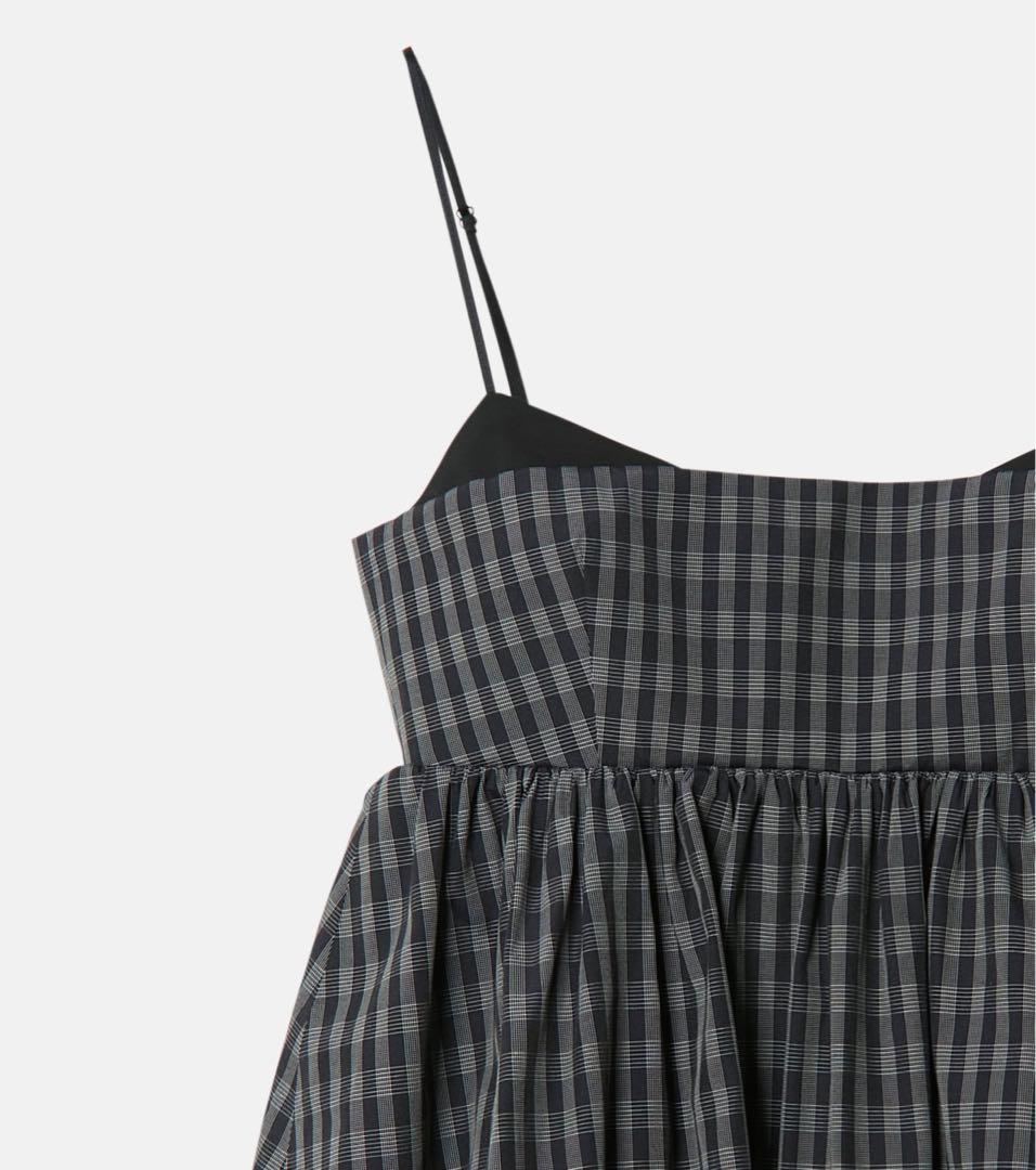 【超美品】LE CIEL BLEU Check Peplum Top