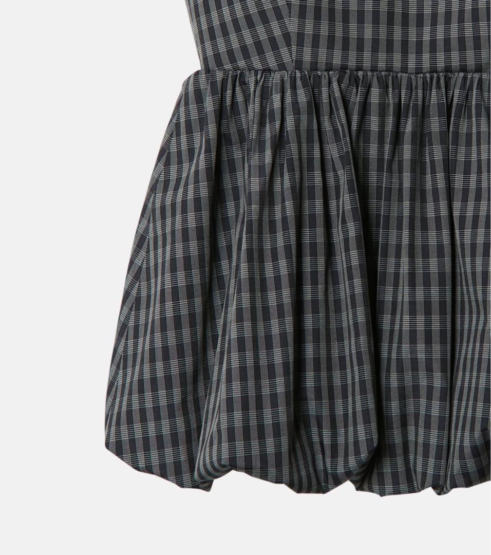 【超美品】LE CIEL BLEU Check Peplum Top