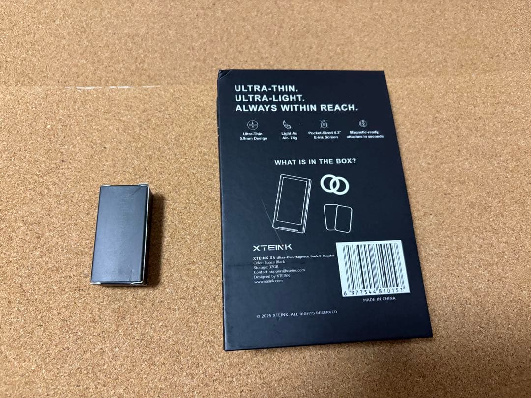 【ほぼ新品】XTEINK X4 ブラック 動作確認のみ