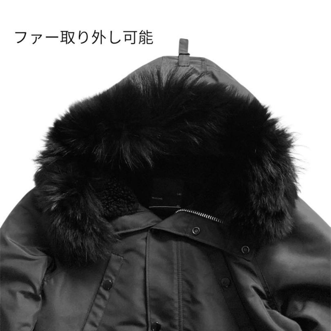 LAD MUSICIAN ラッドミュージシャン モッズコート 中綿 ファー付き