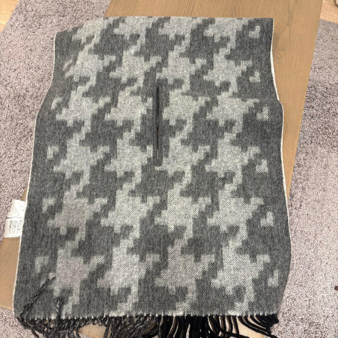 JENNE 千鳥柄 ウールストール