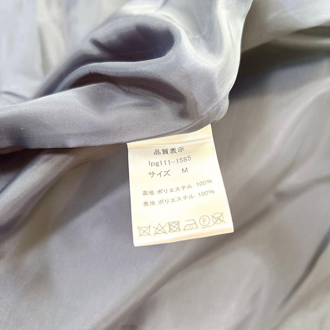 【美品】リアラバイピージー ロングコート スプリングコート フリル ペプラム M
