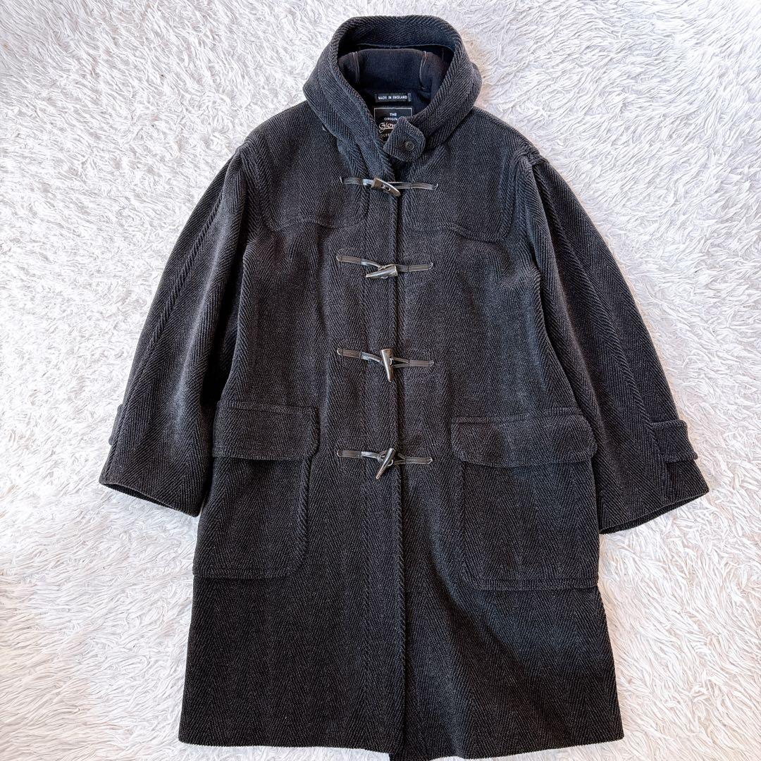 最上位モデル　90s グローバーオール ヘリンボーン ダッフルコート　黒