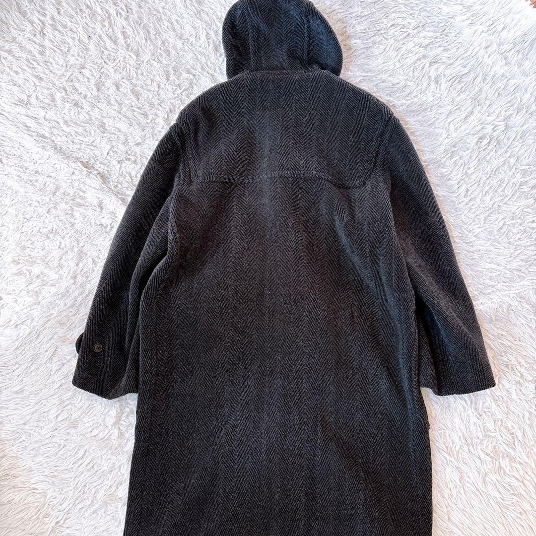 最上位モデル　90s グローバーオール ヘリンボーン ダッフルコート　黒