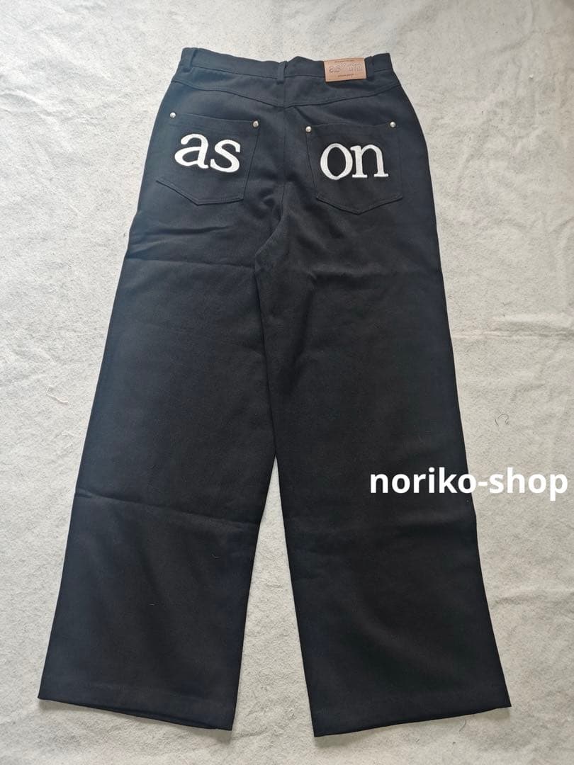 ason SMOG WIDE デニムパンツ S