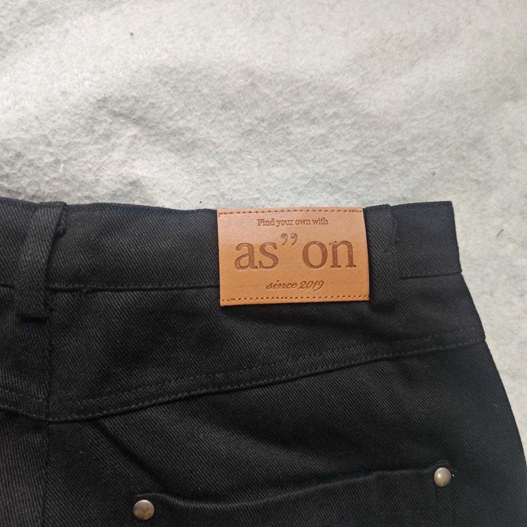 ason SMOG WIDE デニムパンツ S