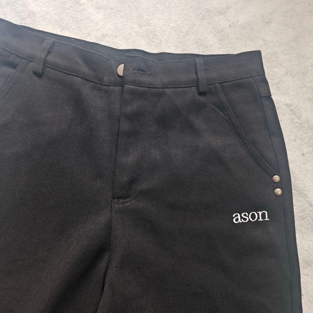ason SMOG WIDE デニムパンツ S
