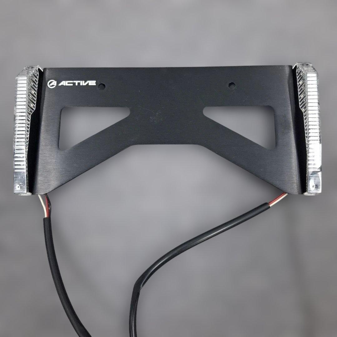 アクティブＬＥＤナンバーサイドウインカーストレートクリアレンズバイクオートバイ