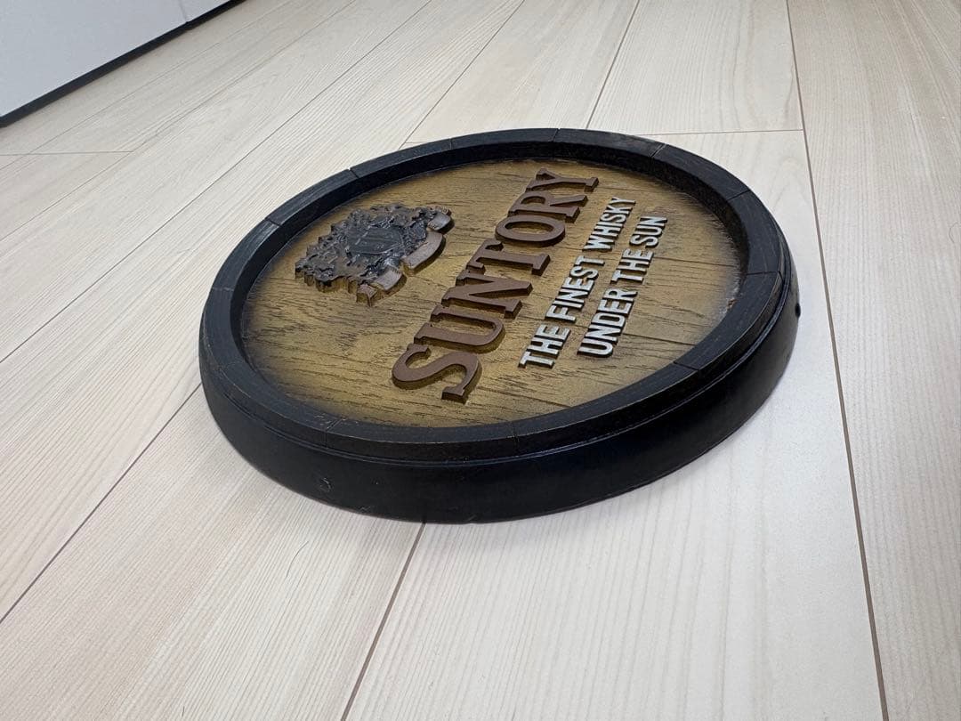 SUNTORY ウイスキー　樽型飾り