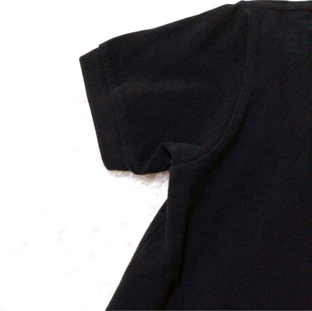 PLAY COMME des GARCONS ポロシャツ M ハート刺繍　黒