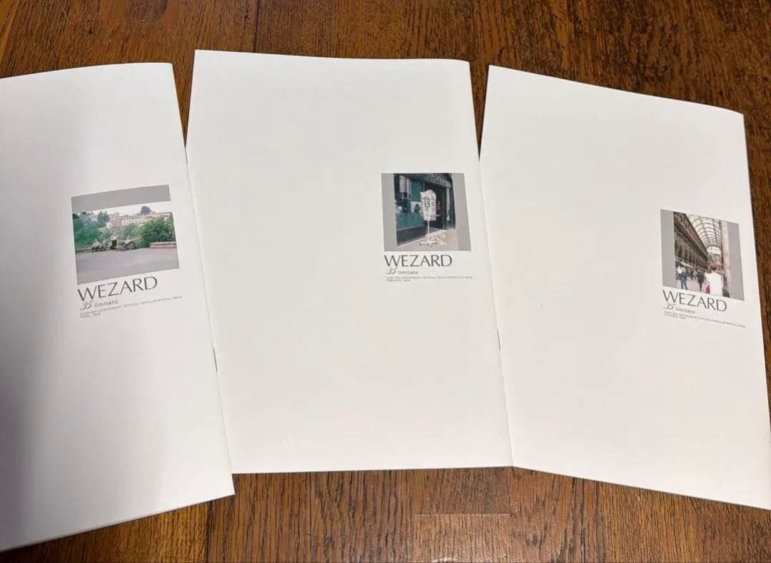 WEZARD 35 limitato ファンクラブ会報誌　全３冊　＋4点