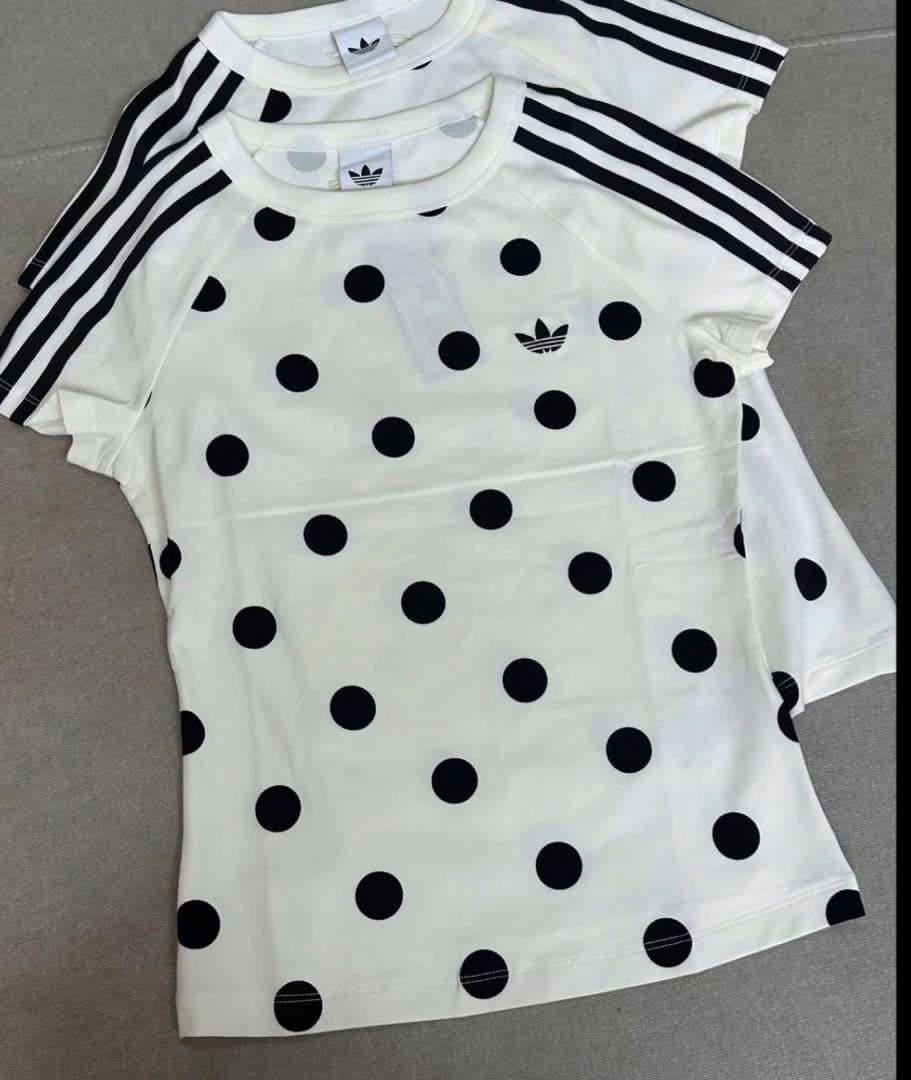 新品✨アディダス　水玉 ポルカドット 半袖Tシャツ　XL　完売品