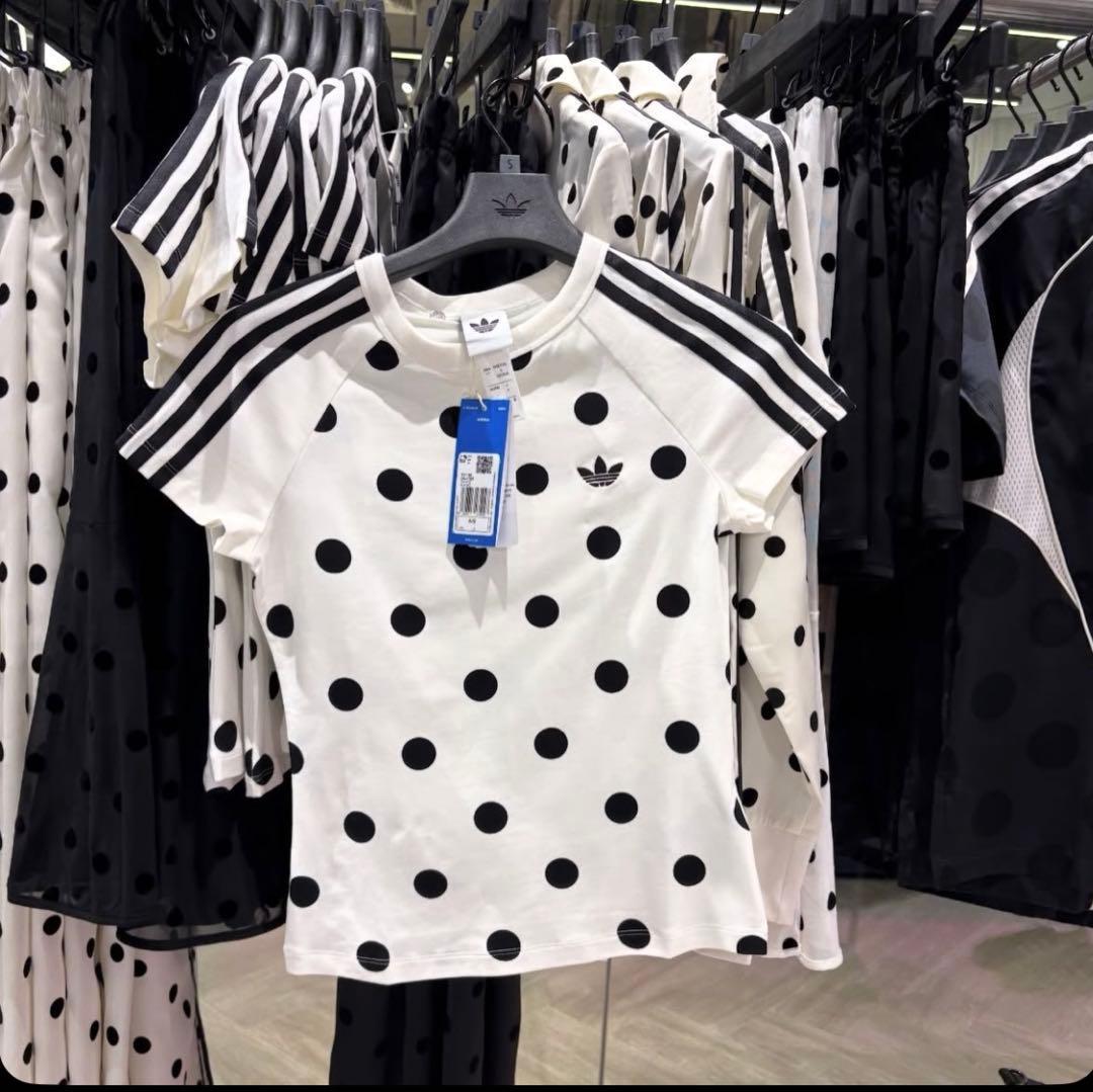 新品✨アディダス　水玉 ポルカドット 半袖Tシャツ　XL　完売品