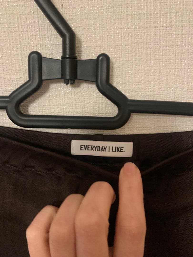 everyday i like キュプラ レーヨン スカート ブラウン