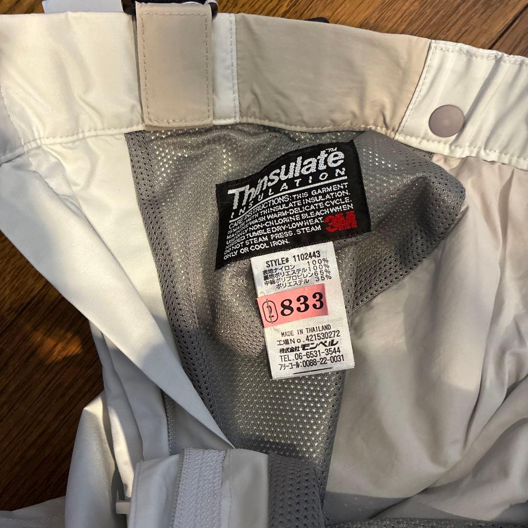 【お値下】クリーニング（防水加工）済みモンベルキッズスキーウェア上下サイズ120