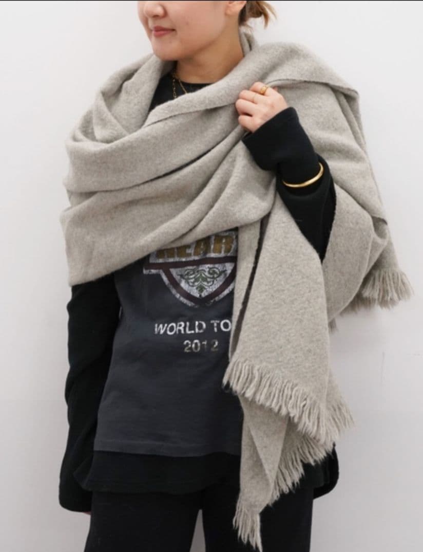 threeLAURENMANOOGIAN ローレンマヌージアン大判ストール