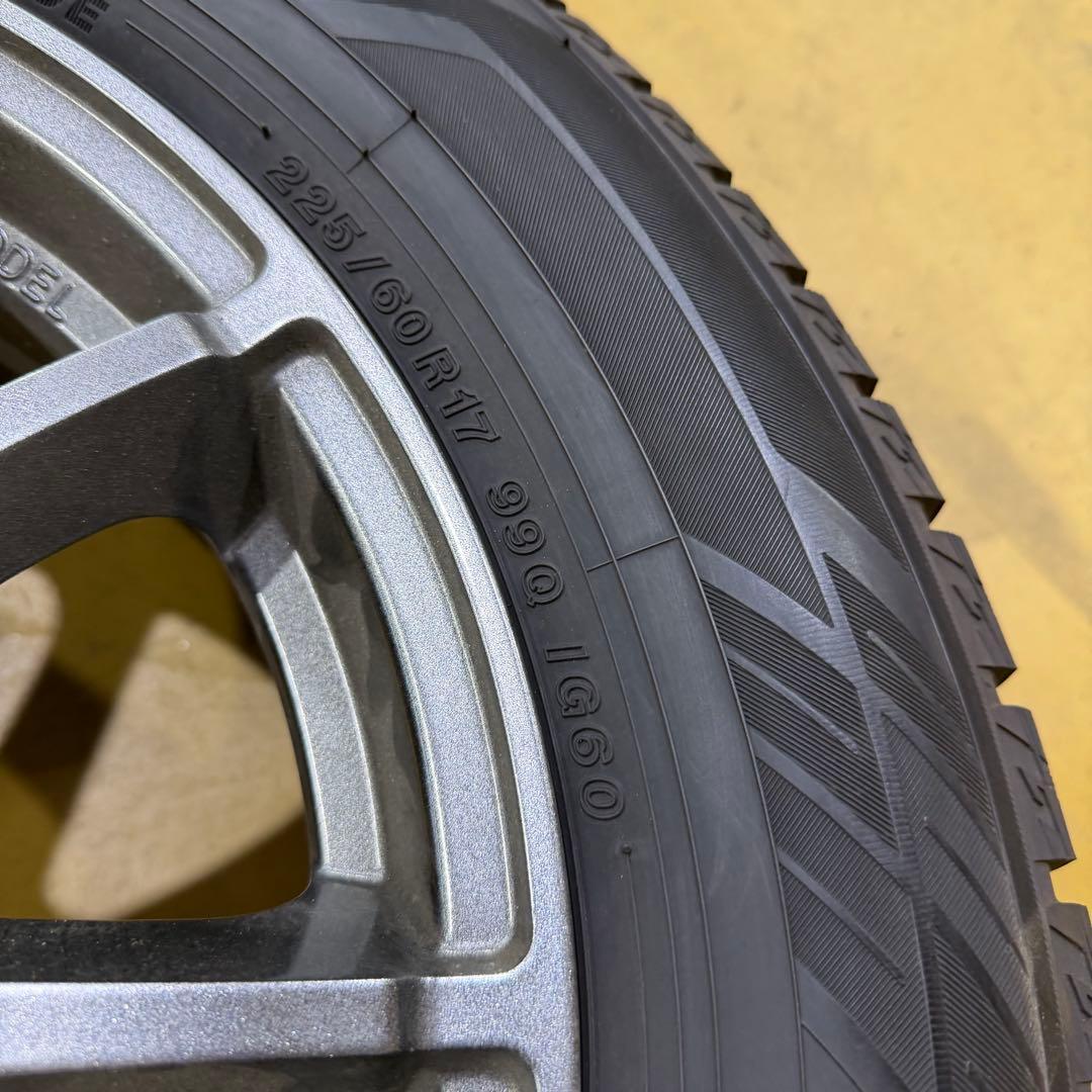 225/60R17 スタッドレスタイヤホイルセット