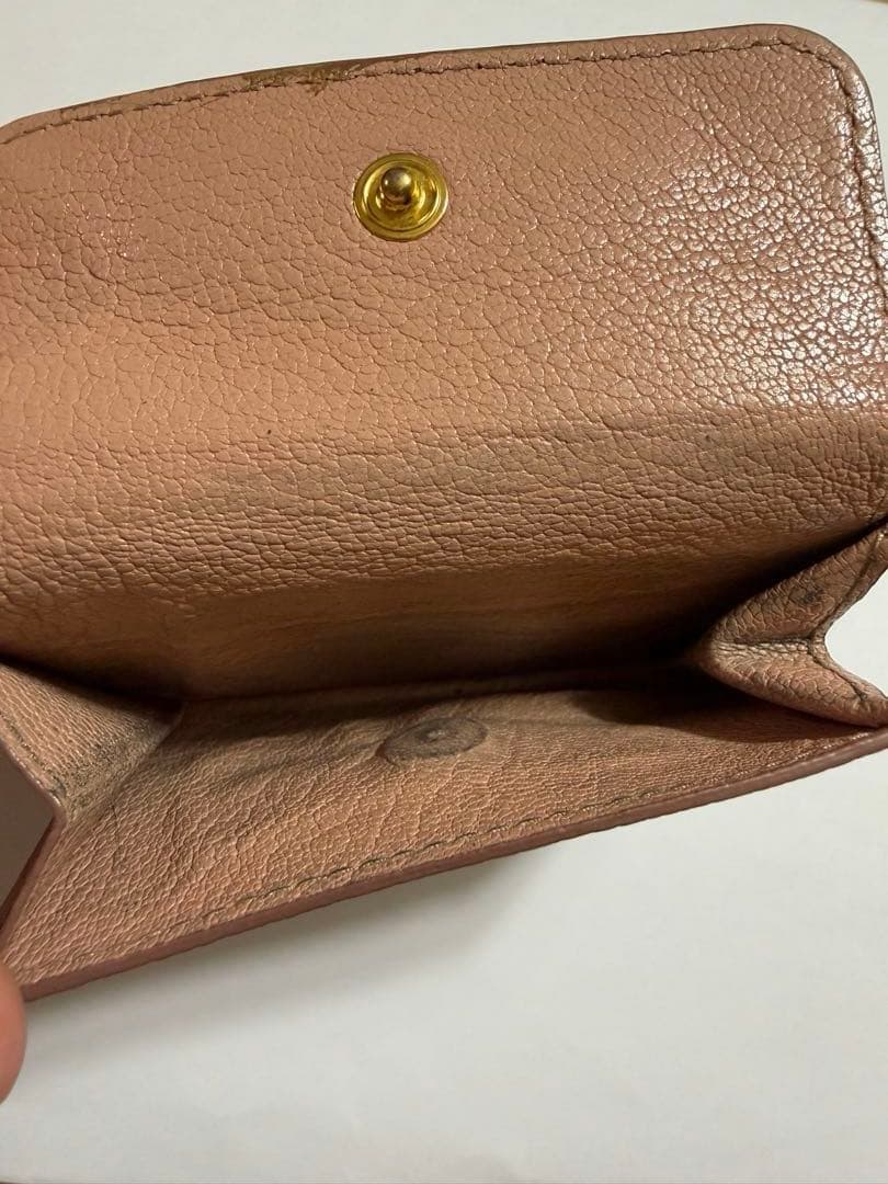 MIU MIU 三つ折り財布 ピンク