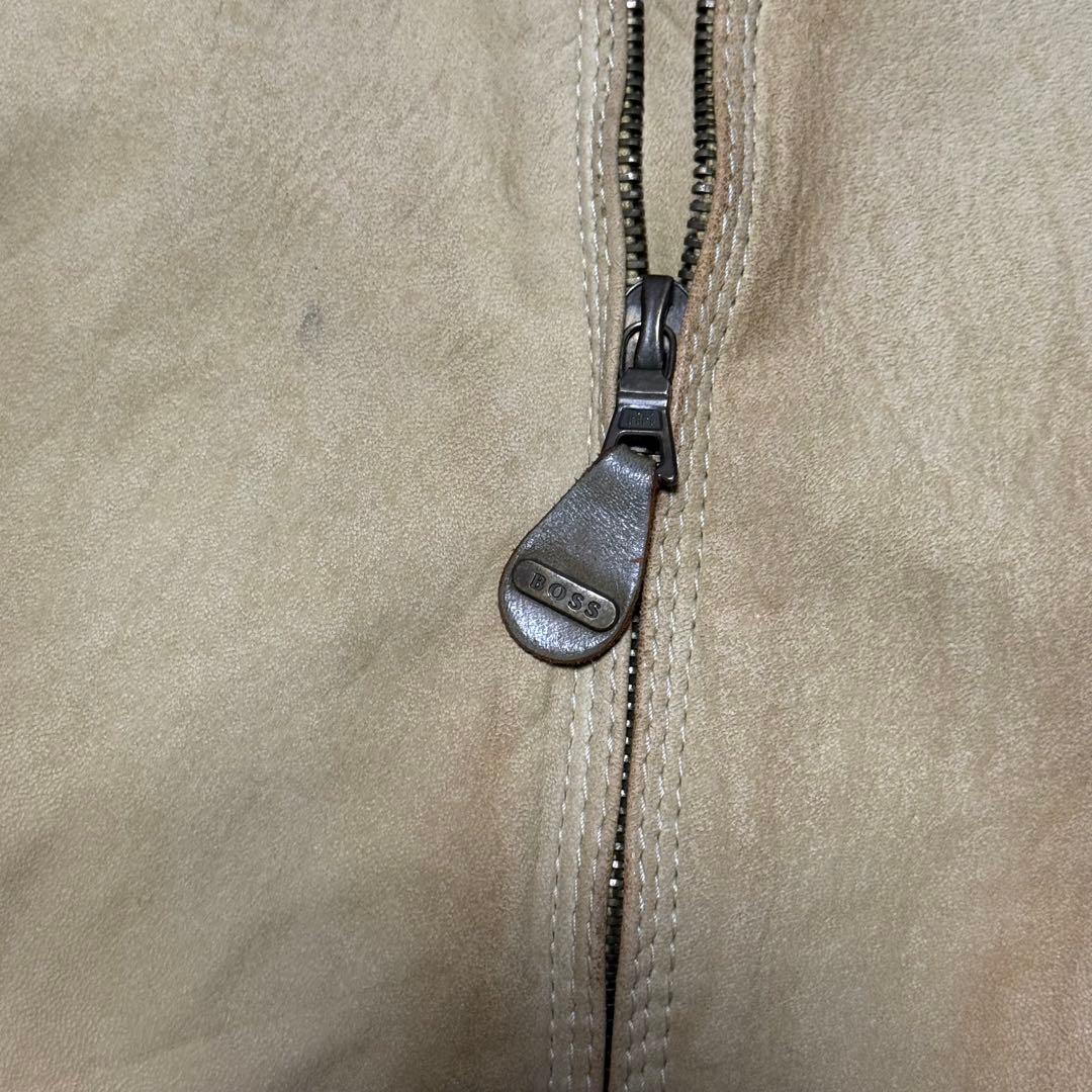 Hugo boss スエードジャケット　レザージャケット　ヴィンテージ