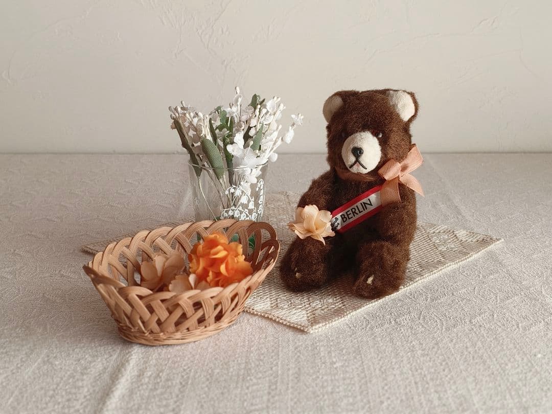 * vintage bear ❀ ブラウンの ベルリン・ベアさん