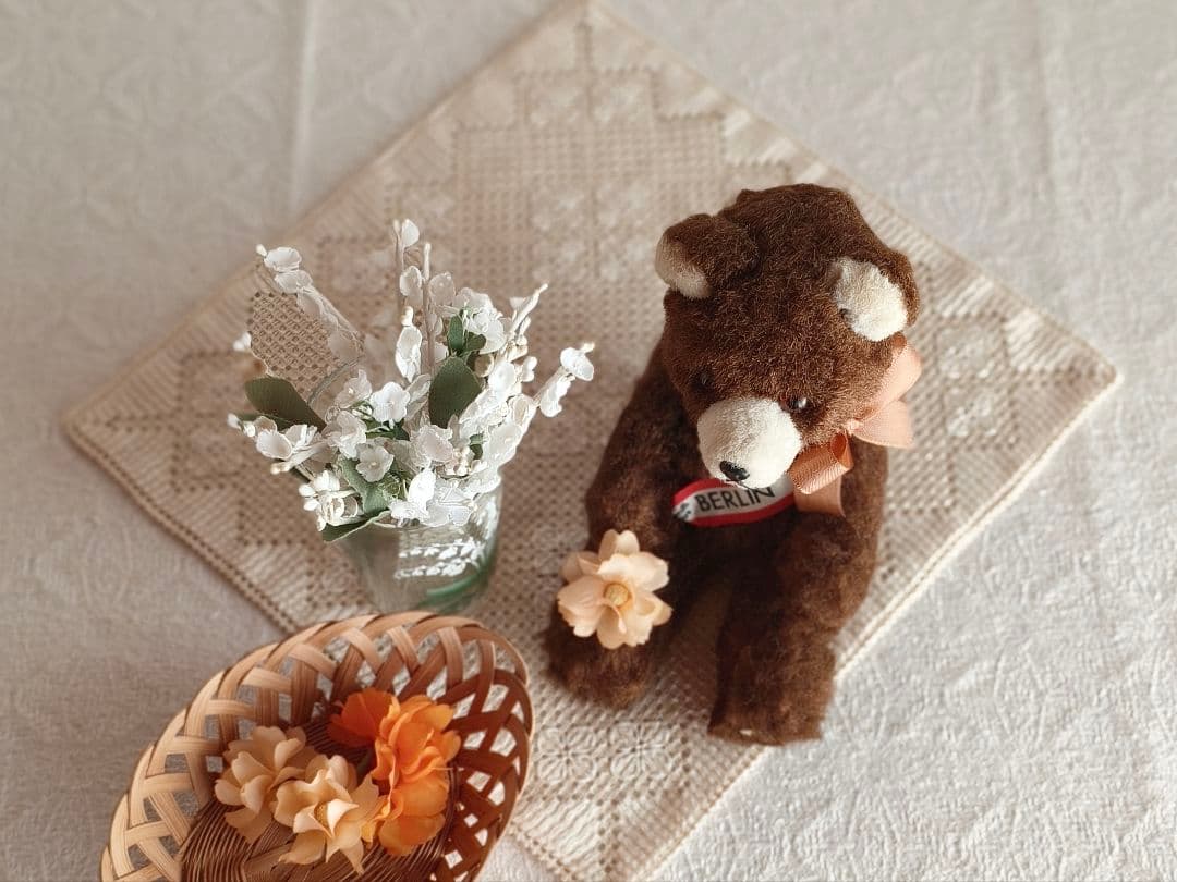 * vintage bear ❀ ブラウンの ベルリン・ベアさん