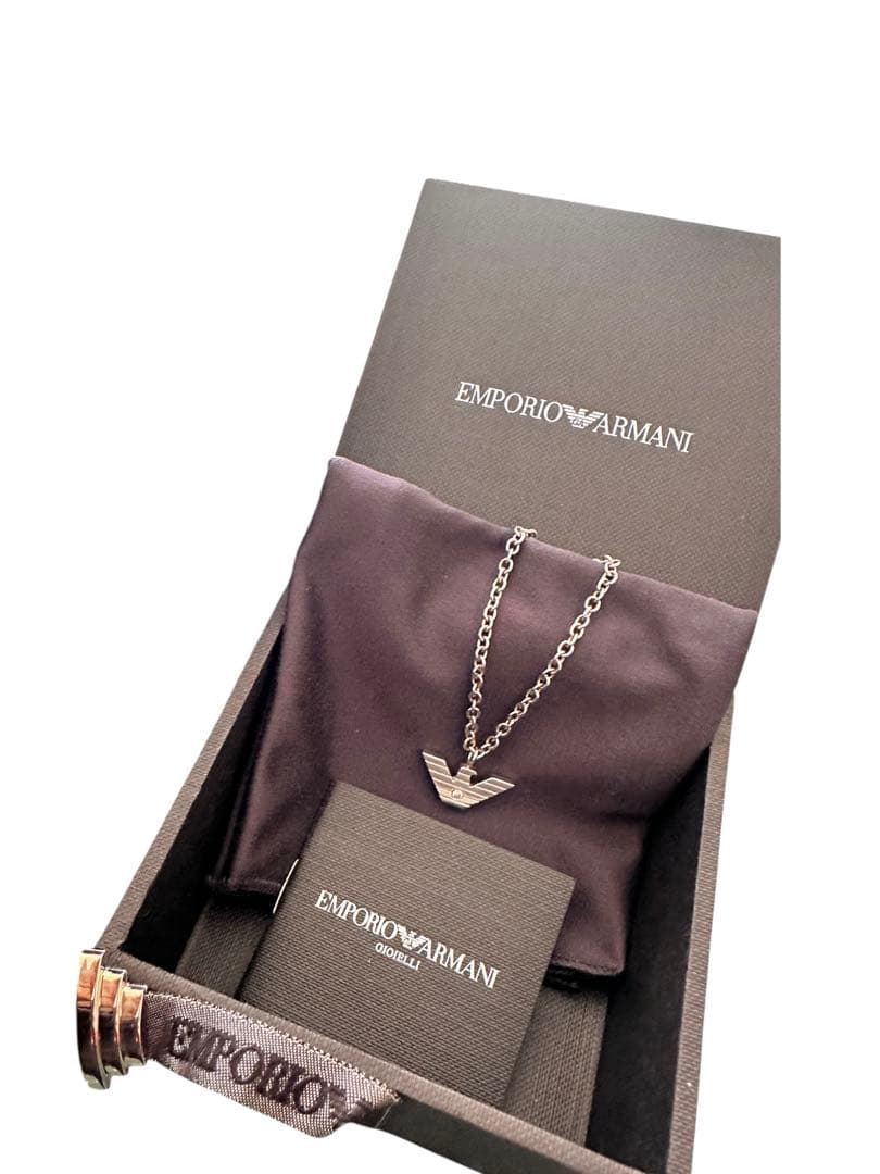 美品❣️ EMPORIO ARMANI エンポリオアルマーニ　ネックレス　シルバー