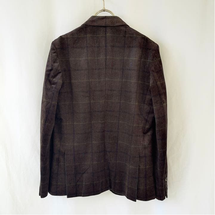美品 18AW コムデギャルソンオムドゥ 転写ベロアドッキングジャケット XS