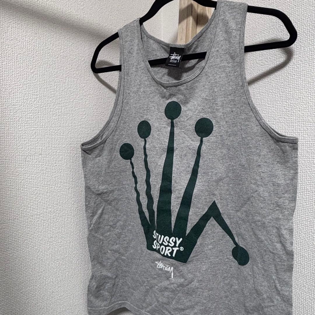 希少 Stussy 折れクラウン タンクトップ