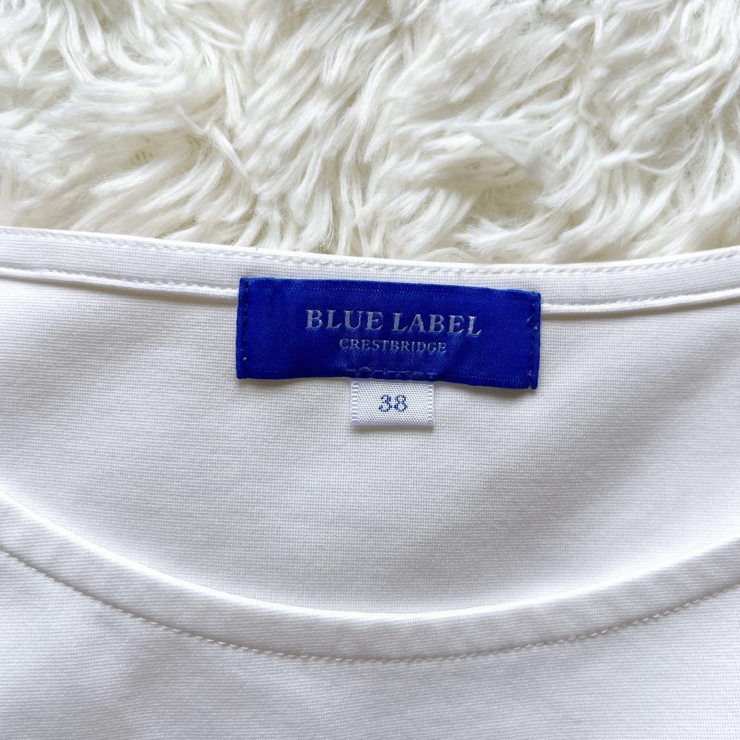 BLUE LABEL CRESTBRIDGE アシメ チェックフリル Tシャツ
