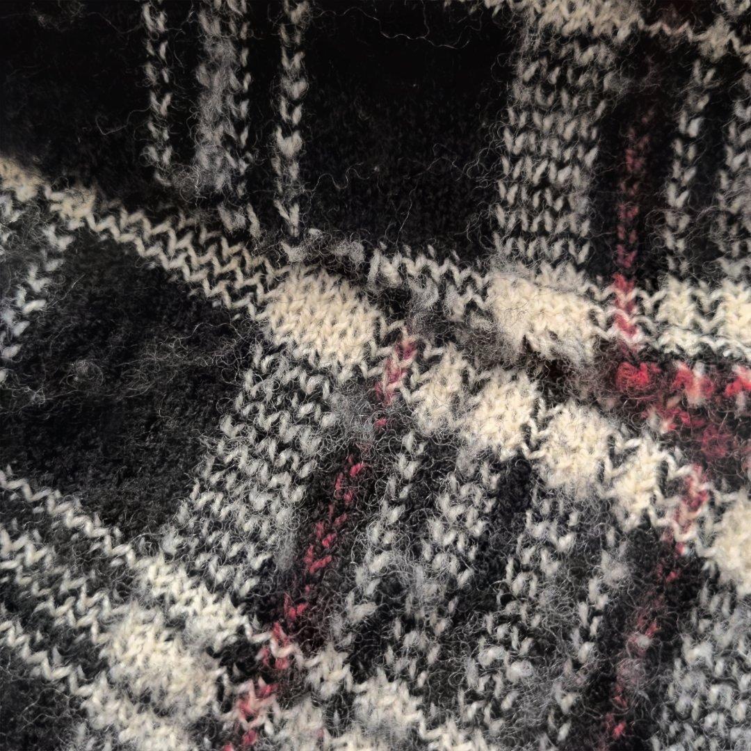 tricot COMME des GARÇONS チェック柄カーディガン