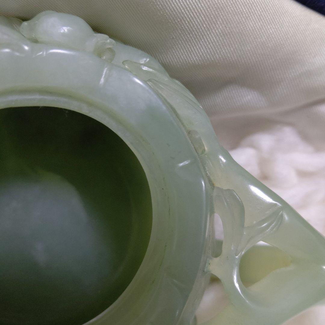 中国茶器セット箱入り　検　玉石　彫刻　中国美術工芸