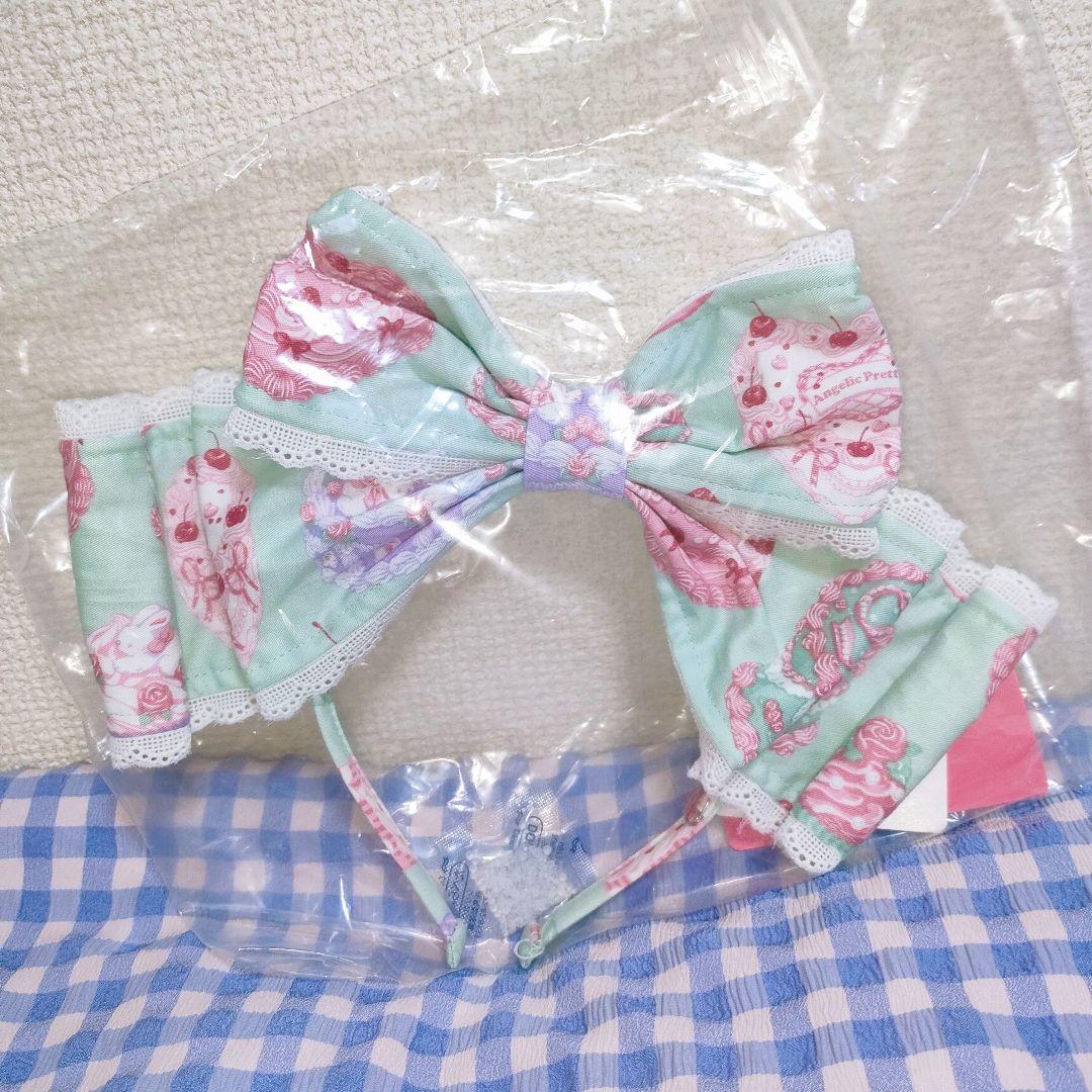 新品 Angelic Pretty Happy Cakesカチューシャ ミント