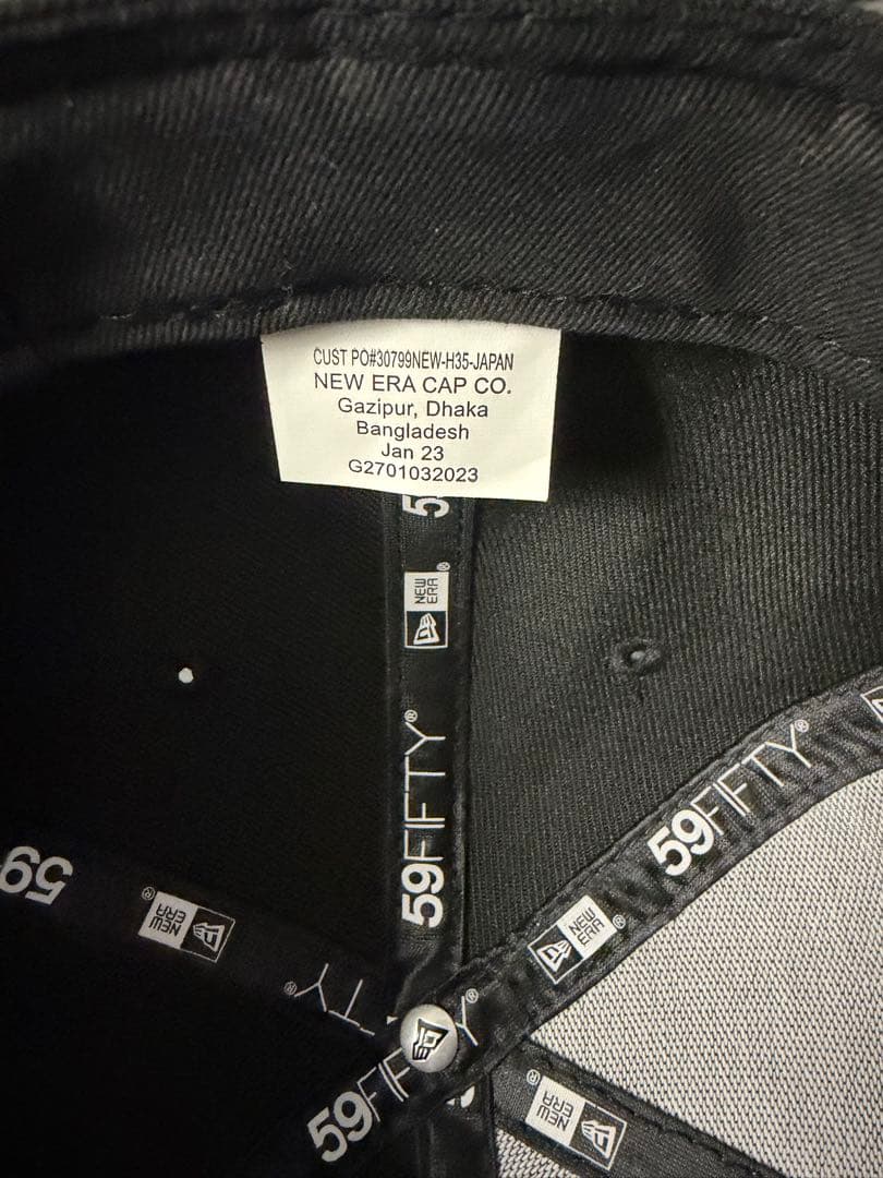 SUPREME ベースボールキャップ ブラック 7 5/8