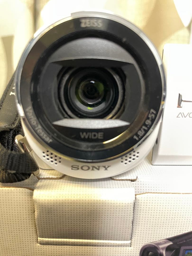 た*つ様 SONY HDR-CX470 純正予備バッテリー付き ホワイト 本体